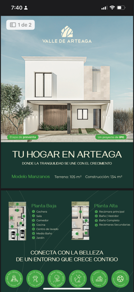Casa en venta en Privadas los Llanos, Arteaga — foto 2 de 5