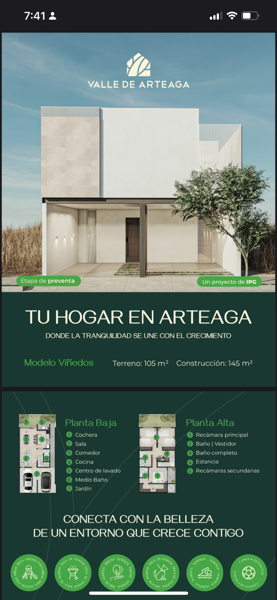 Casa en venta en Privadas los Llanos, Arteaga — foto 3 de 5