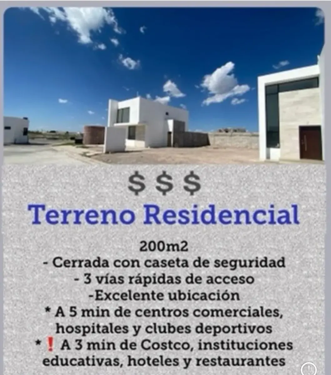 Terreno en Venta en Campiñas de Iberia, Torreón, Coahuila de Zaragoza