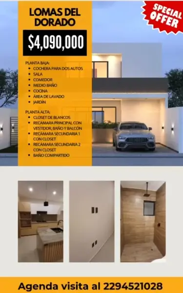 Preciosa Casa en Lomas del Dorado