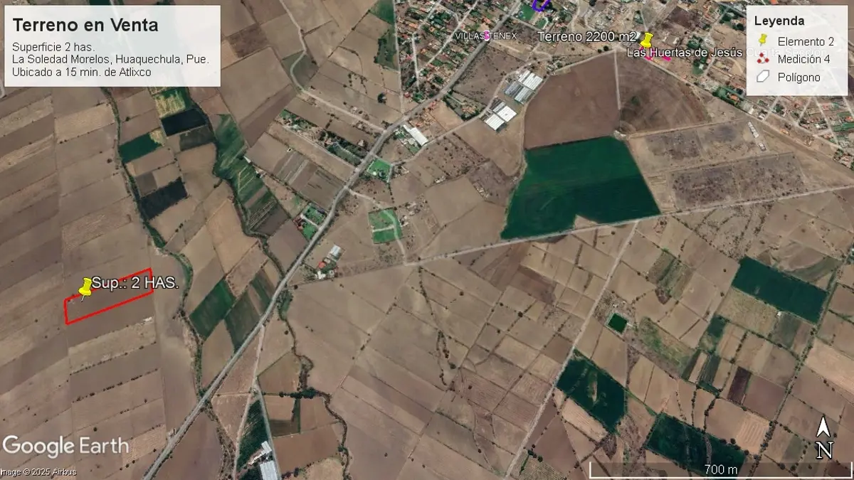 Terreno en venta en Soledad Morelos, Huaquechula — foto 1 de 2