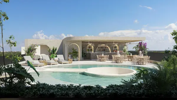 Departamento en venta en Aldea Zama, Tulum — foto 3 de 10