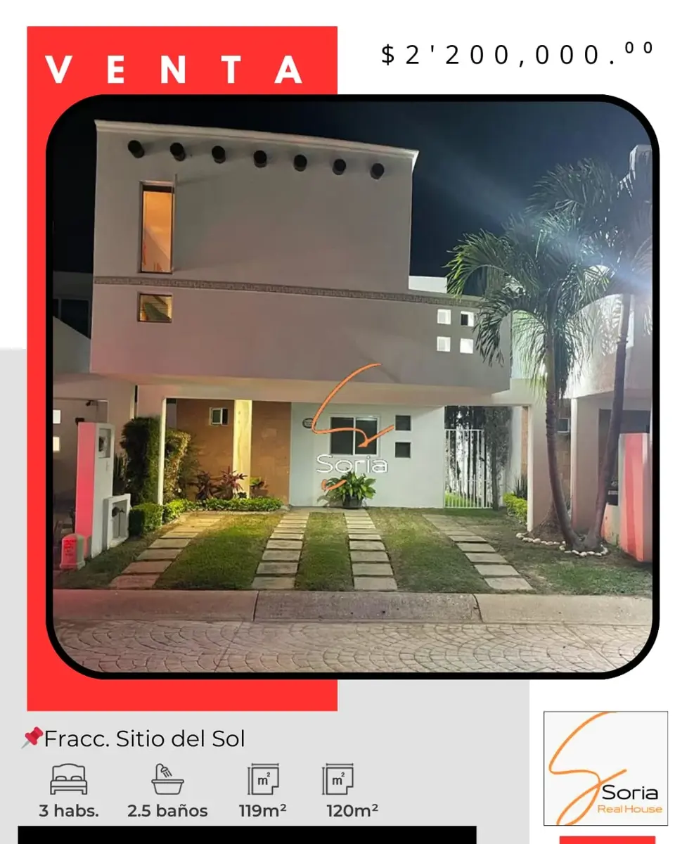 Casa en venta en Sitio del Sol, Cuautla — foto 1 de 14