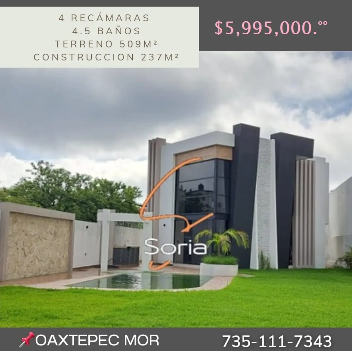 Casa en venta en Altos de Oaxtepec, Yautepec — foto 1 de 58