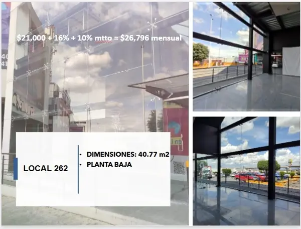 Local comercial en renta en Plaza Coacalco, San Lorenzo Tetlixtac