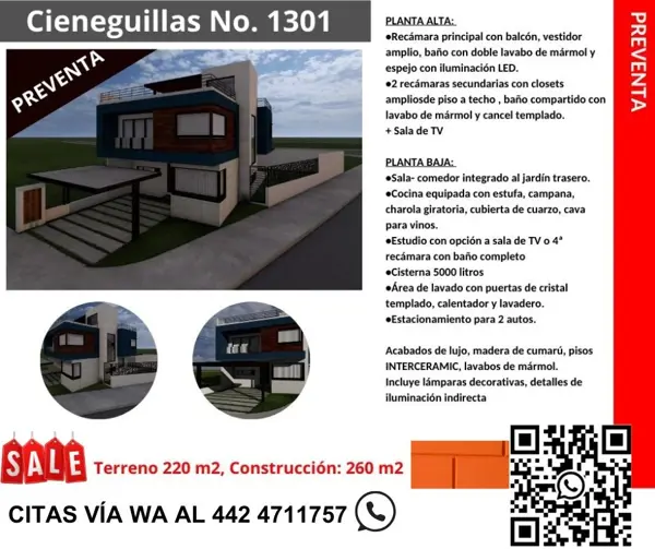 Casa en Venta en Residencial el Refugio, Querétaro con Amenidades y Seguridad