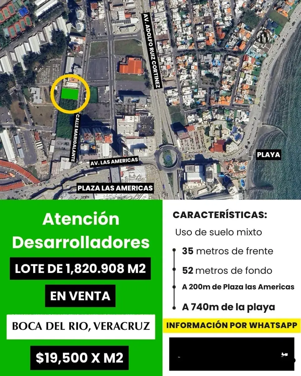Terreno en venta en De las Américas, Boca del Río — foto 1 de 2
