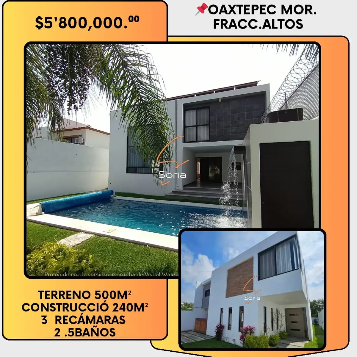 Casa en venta en Altos de Oaxtepec, Yautepec — foto 1 de 23