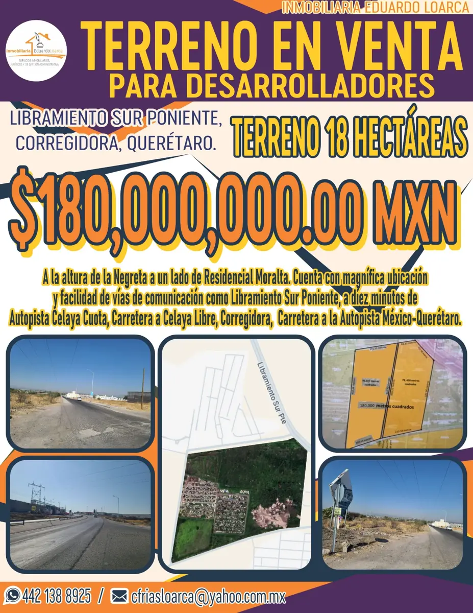 Terreno en venta en Moralta Residencial, Corregidora — foto 1 de 11