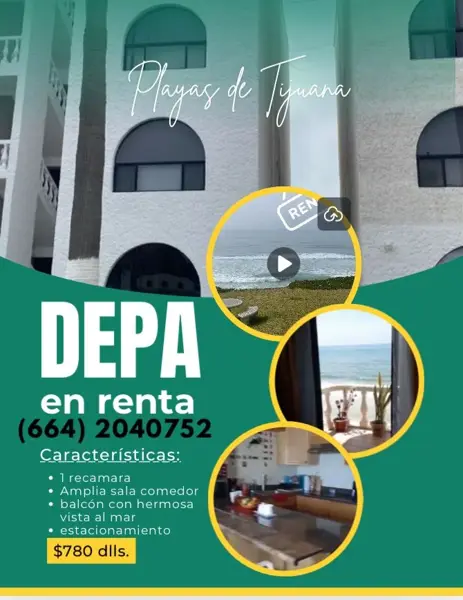 Departamento en renta en Playas de Tijuana Sección Costa de Oro, Tijuana — foto 3 de 5
