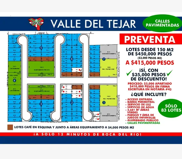 Terreno en venta en El Tejar, Medellín de Bravo — foto 2 de 7