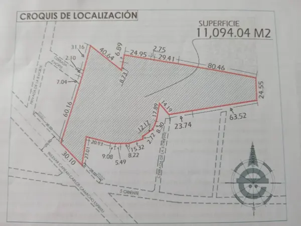 Terreno Comercial en San Francisco Totimehuacán, Puebla para Actividades Productivas