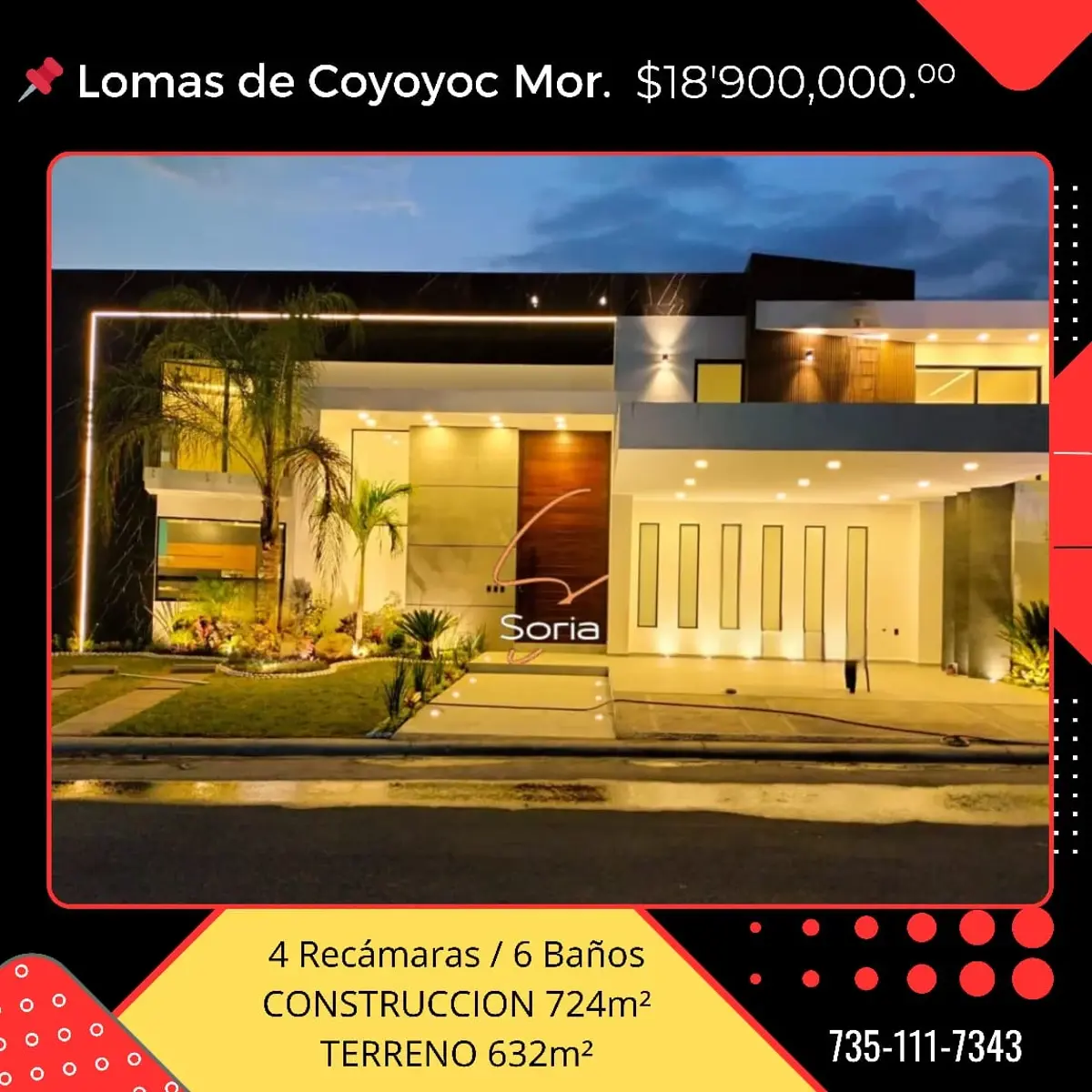 Casa en venta en Lomas de Cocoyoc, Atlatlahucan — foto 1 de 16