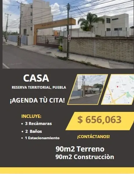 CASA EN PRIVADA ORION SAN ANDRÉS CHOLULA