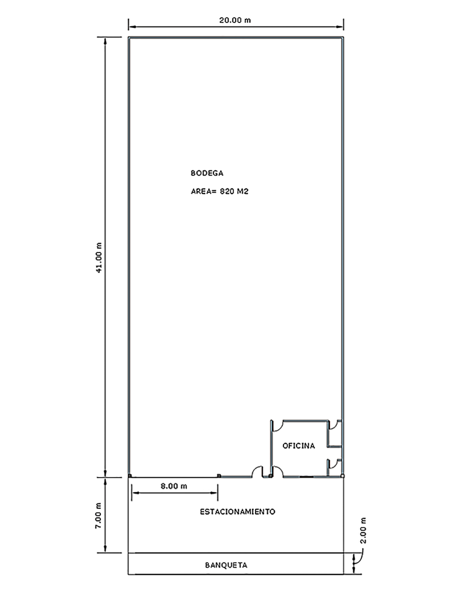 Vista 4 de Bodega nueva de 820 m2 en Col. Plan de San Luis