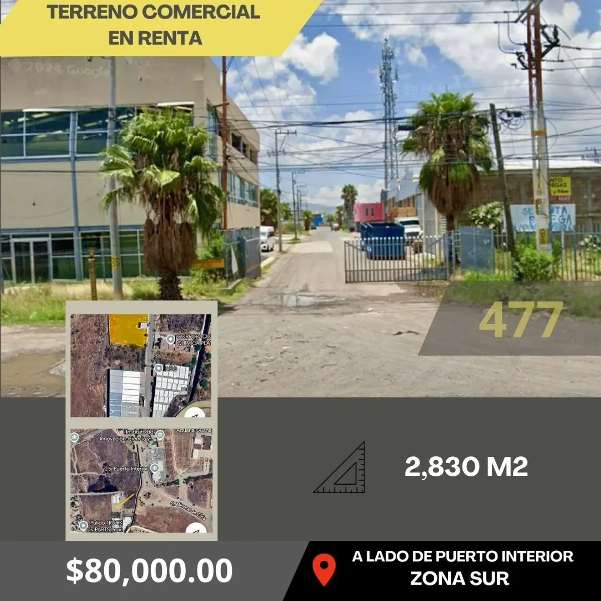 Terreno en renta en Polígono de Servicios Guanajuato Puerto Interior, Silao de la Victoria — foto 1 de 5