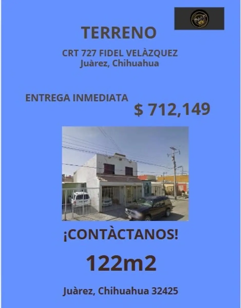 Terreno en venta en Infonavit Fidel Velazquez, Juárez — foto 1 de 5