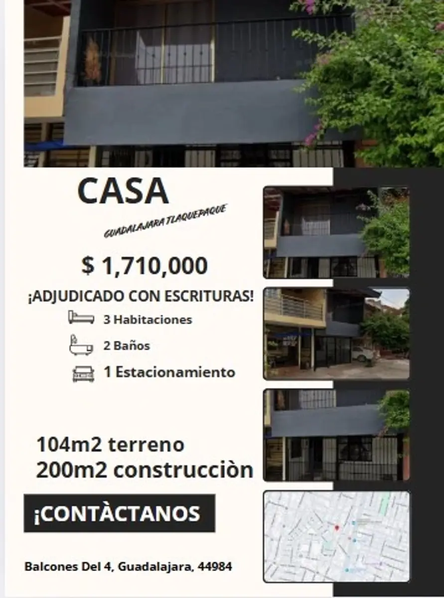 Casa en venta en Balcones del Cuatro, Guadalajara — foto 1 de 9