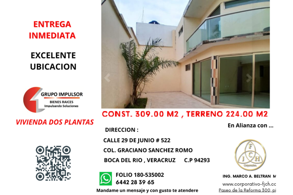 Casa en venta en Graciano Sánchez Romo, Boca del Río — foto 2 de 22