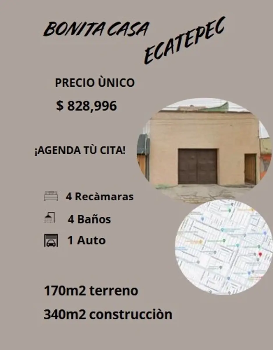 Casa en venta en Lázaro Cárdenas V Zona, Ecatepec de Morelos — foto 1 de 11