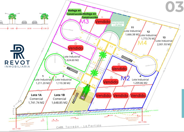 Terreno en venta en La Partida, Torreón — foto 2 de 2