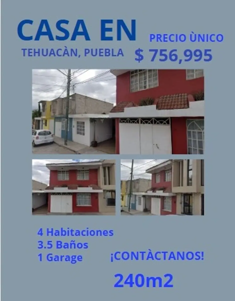 Casa en venta en La Joya, Tehuacán — foto 1 de 15