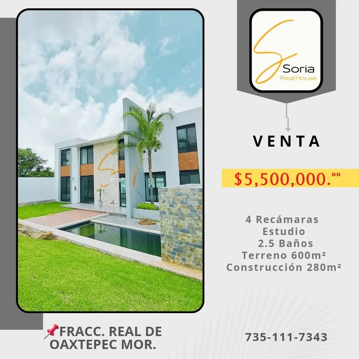 Casa en venta en Real de Oaxtepec, Yautepec — foto 1 de 45
