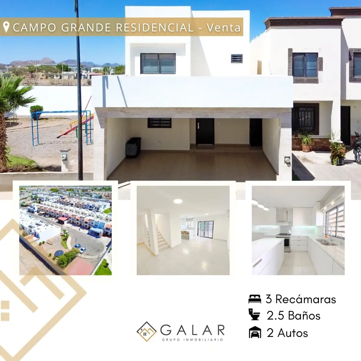 Casa en venta en Campo Grande Residencial, Hermosillo — foto 1 de 24