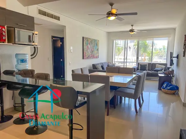 Departamento con Vista al Campo de Golf en Playa Diamante