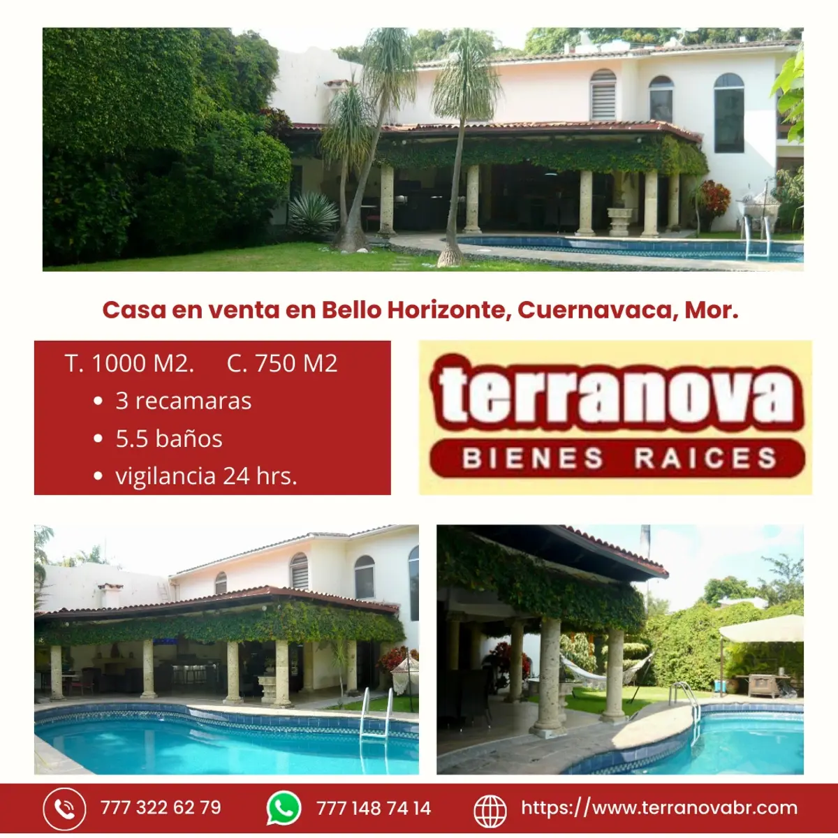 Casa en venta en Bello Horizonte, Cuernavaca