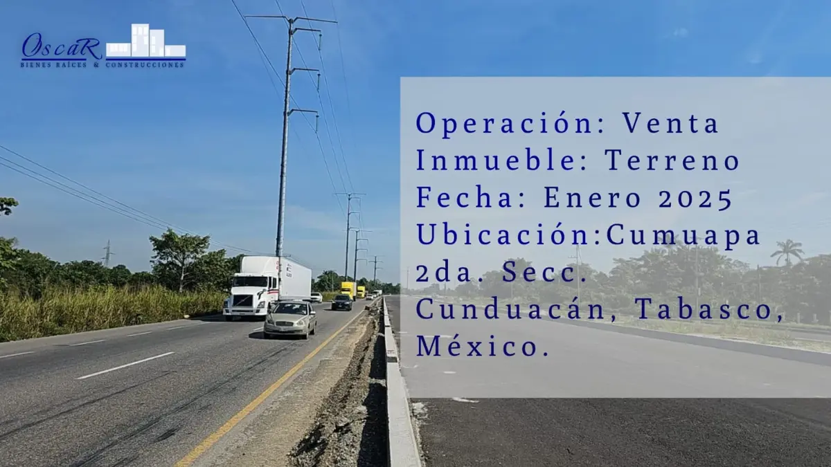 Terreno en venta en Cumuapa 2da. Sección, Cunduacán — foto 1 de 7
