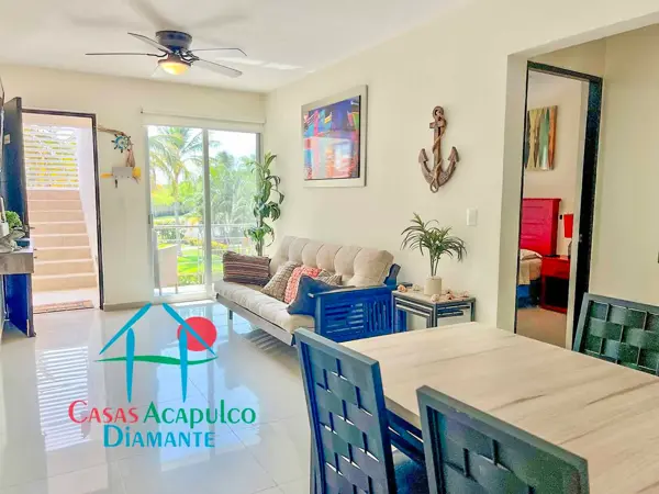 Departamento amueblado en Playa Diamante, ideal para descansar o invertir
