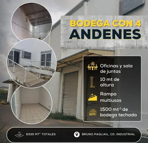 Bodega en renta en Bruno Pagliai, Veracruz, Veracruz de Ignacio de la Llave