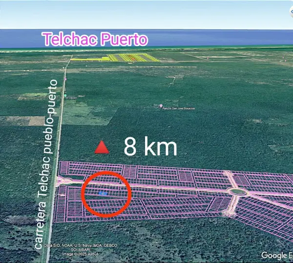 Terreno en venta en Centro Telchac Pueblo, Telchac Pueblo — foto 2 de 9