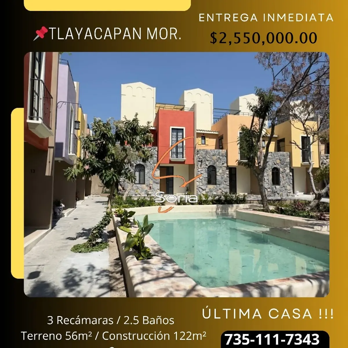 Casa en venta en Tlayacapan Centro, Tlayacapan — foto 1 de 14