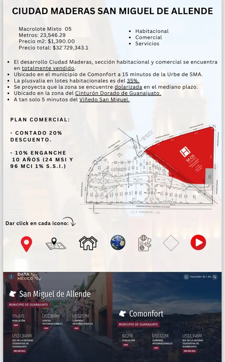 Terreno en venta en Comonfort Centro, Comonfort — foto 1 de 2
