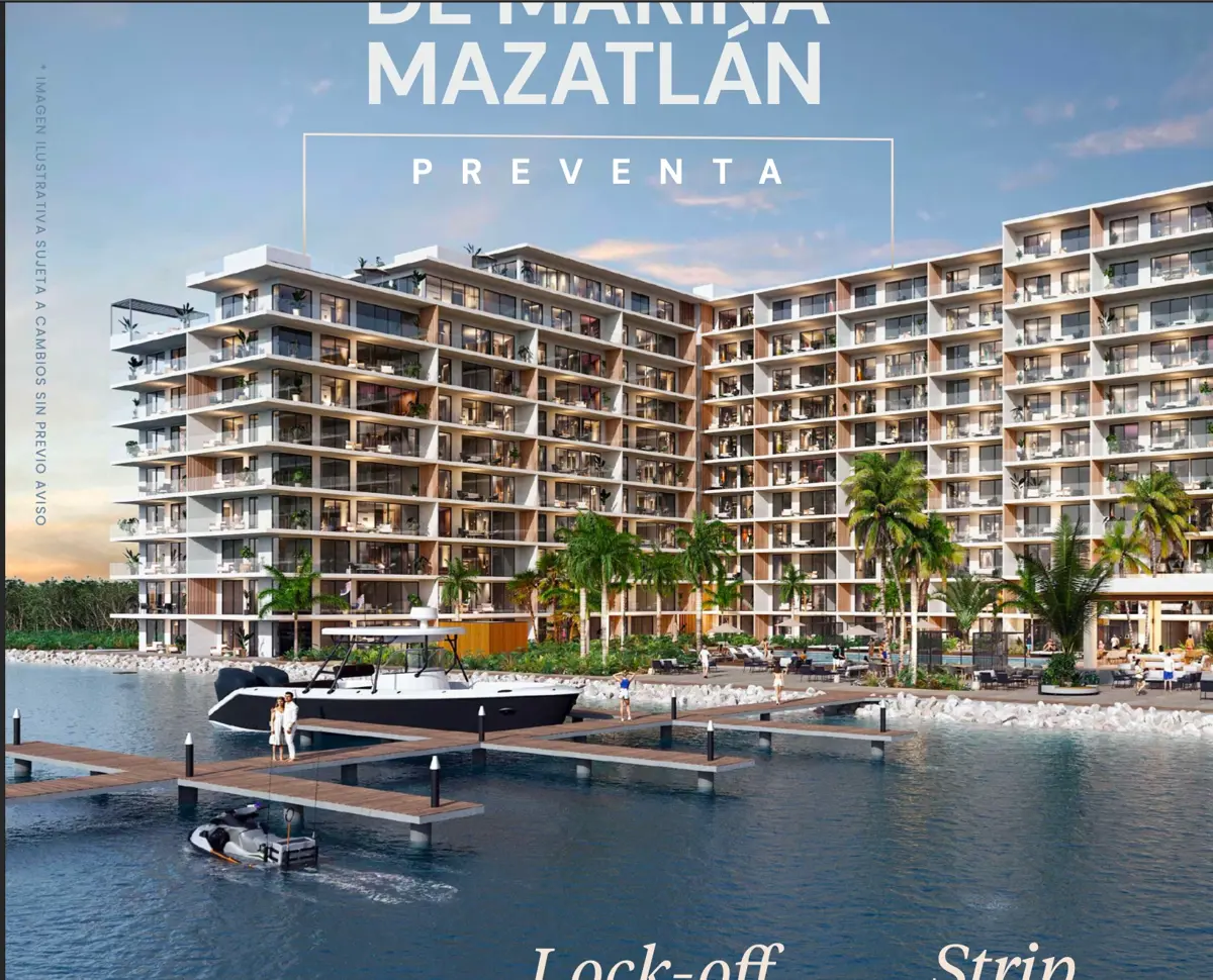 Departamento en venta en Marina Mazatlan, Mazatlán — foto 1 de 25