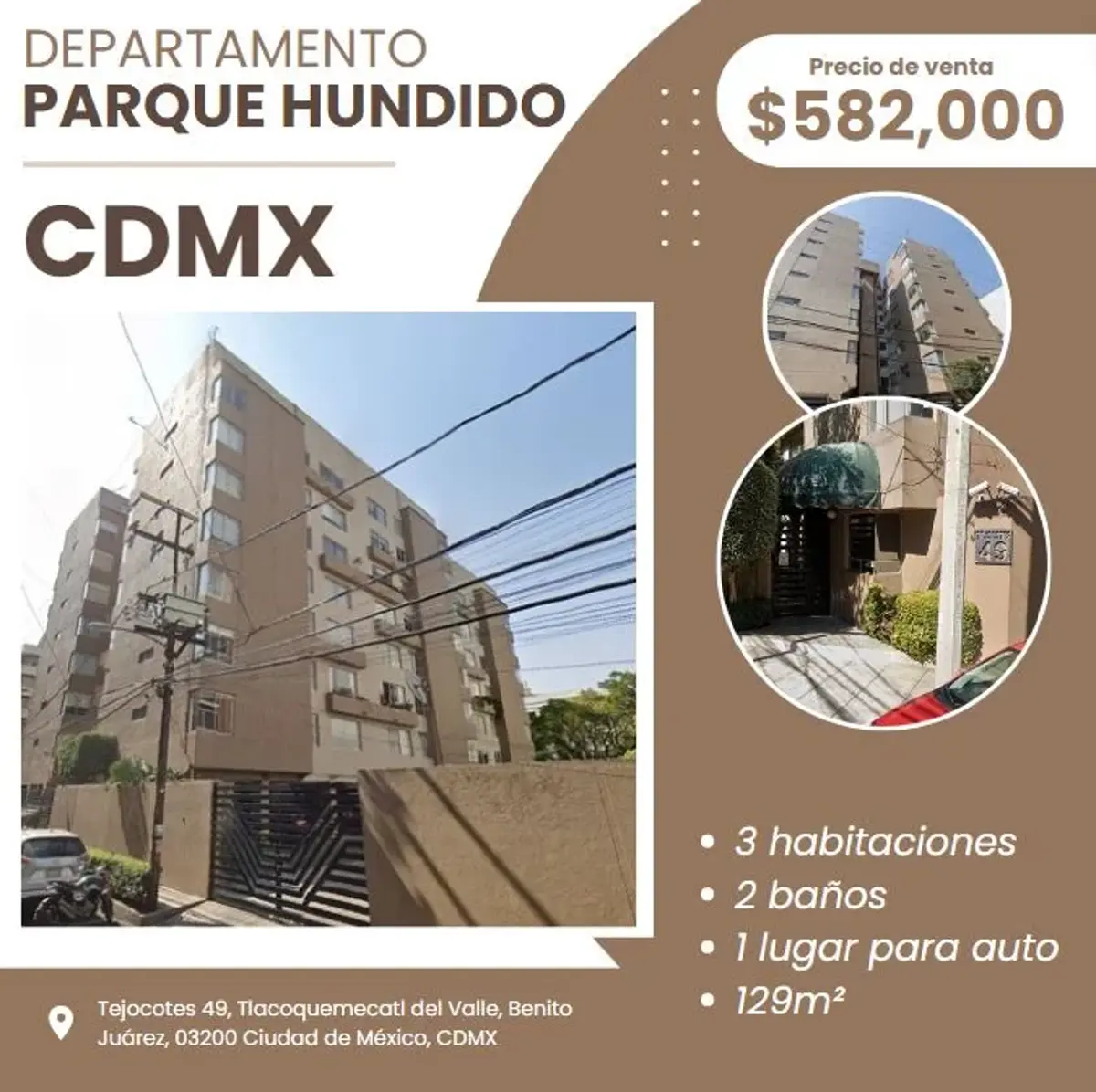 Departamento en venta en Del Valle Sur, Benito Juárez — foto 1 de 8