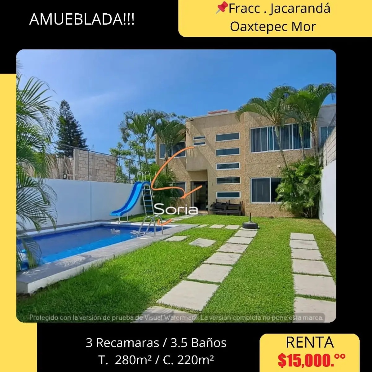 Casa en renta en Oaxtepec Centro, Yautepec — foto 1 de 23