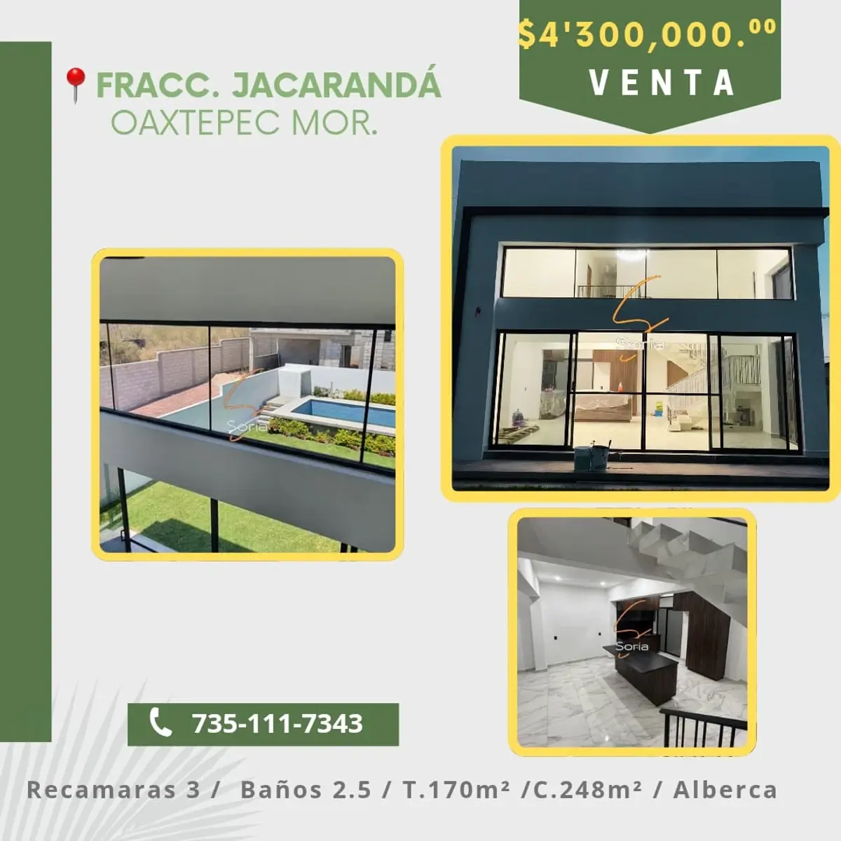 Casa en venta en Jacarandas, Yautepec — foto 1 de 12