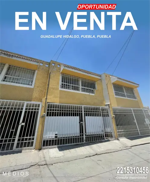 Oportunidad Casa en Guadalupe Hidalgo, Puebla, Precio Negociable, Solo Contado