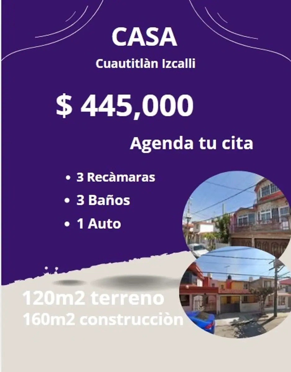 Casa en venta en Cuautitlán Izcalli Centro Urbano, Cuautitlán Izcalli — foto 1 de 10