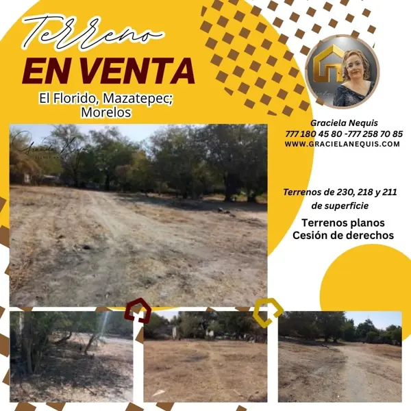 Tres lotes en el Florido, Mazatepec; Morelos