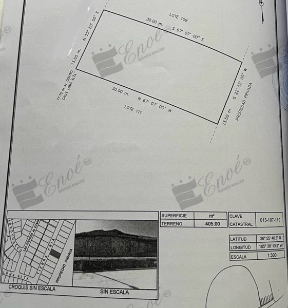 Terreno en venta en Las Fuentes Cuarta Etapa, Hidalgo del Parral — foto 3 de 3