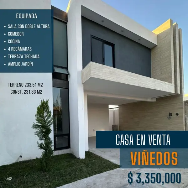 Casa en venta en Los Viñedos, Torreón, Coahuila de Zaragoza