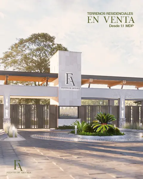 Venta de Terrenos las Fuentes Arteaga
