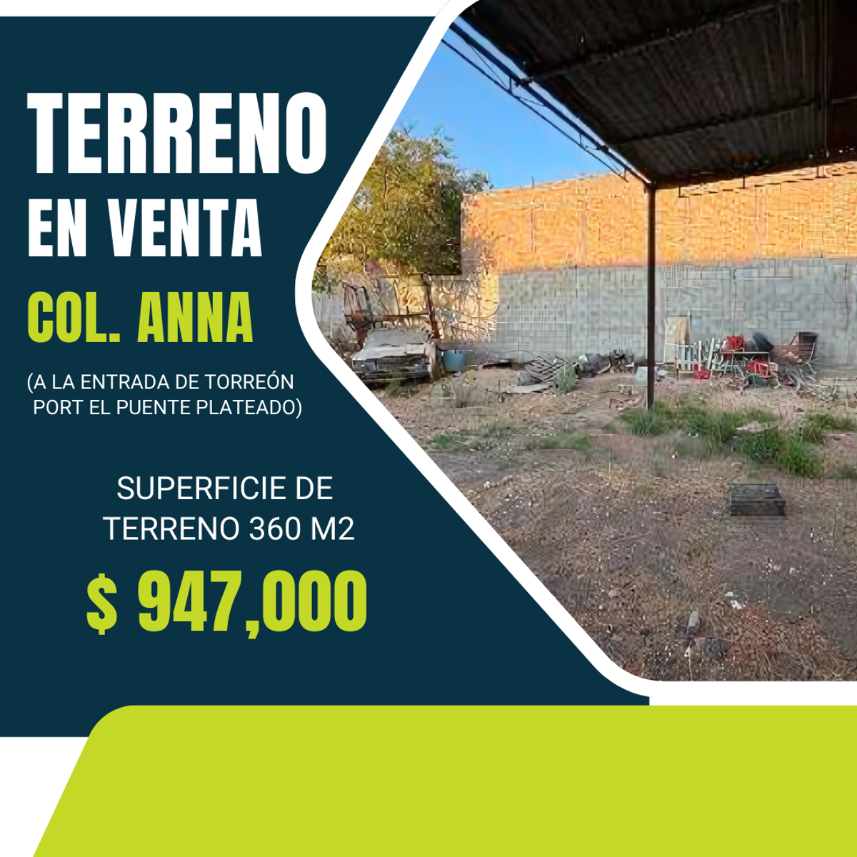 Terreno en venta en Ana, Torreón — foto 1 de 7