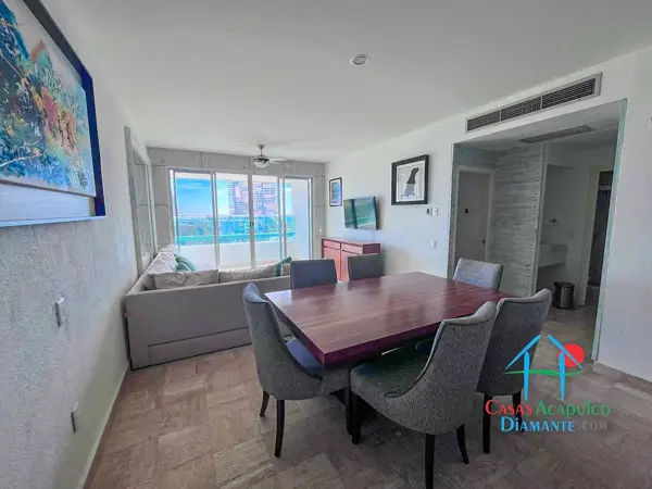 Depa en renta vacacional y mensual. Terraza con vista al campo de golf Depa en renta vacacional y mensual. Terraza con vista al campo de golf