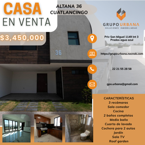 Casa en venta en San Diego los Sauces, Cuautlancingo — foto 2 de 8