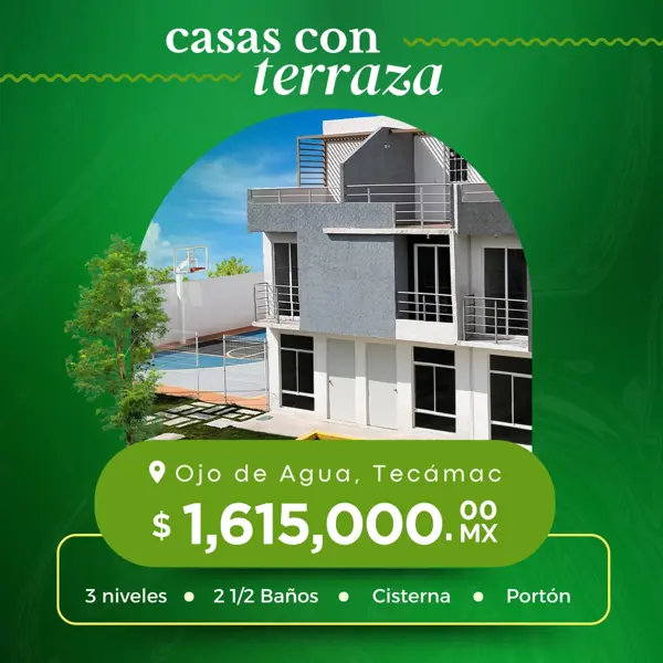 Vive Seguro y con Estilo en Ojo de Agua Mex.